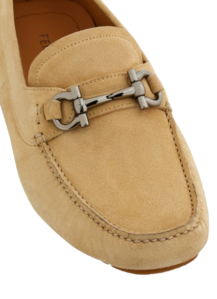 GANCINI ORNAMENT DRIVER | LUXURY LEATHER DRIVING SHOE / F