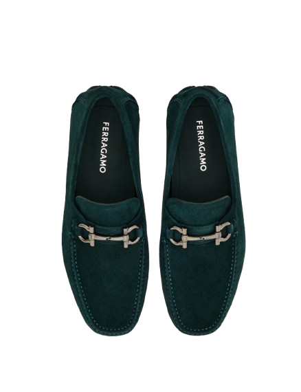 GANCINI ORNAMENT DRIVER | LUXURY LEATHER DRIVING SHOE / F