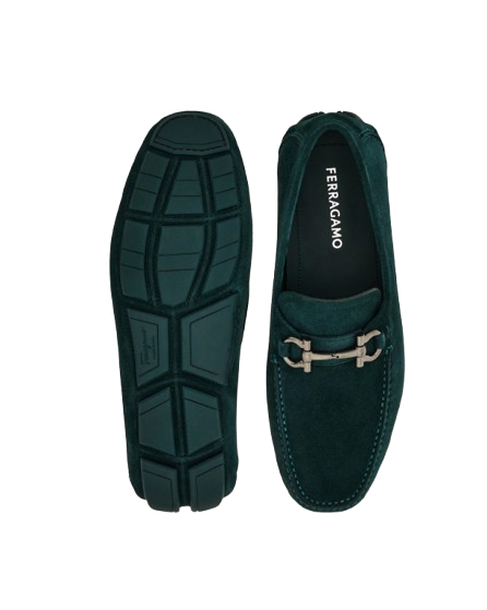 GANCINI ORNAMENT DRIVER | LUXURY LEATHER DRIVING SHOE / F