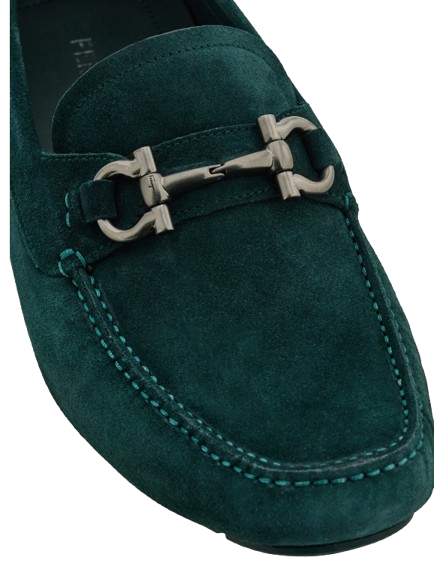 GANCINI ORNAMENT DRIVER | LUXURY LEATHER DRIVING SHOE /women