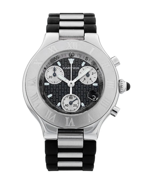 CARTIER MUST 21 W10125U2 – ICONIC STAINLESS-STEEL LUXURY WATCH