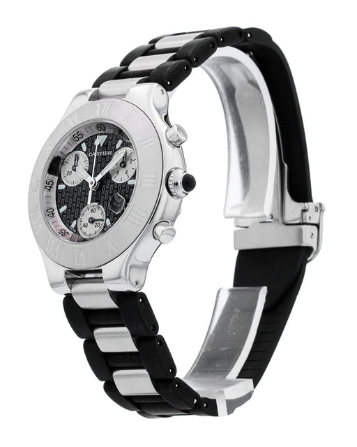 CARTIER MUST 21 W10125U2 – ICONIC STAINLESS-STEEL LUXURY WATCH