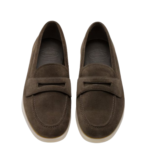MILITARY PORTSMOUTH SUEDE LOAFER | LIGHTWEIGHT LUXURY PENNY LOAFER FOR MEN
