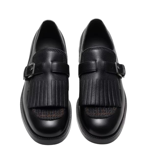 CHURCH’S IPER WOMEN’S MONK-STRAP SHOE – SOFT GRAIN LEATHER LACE-UP