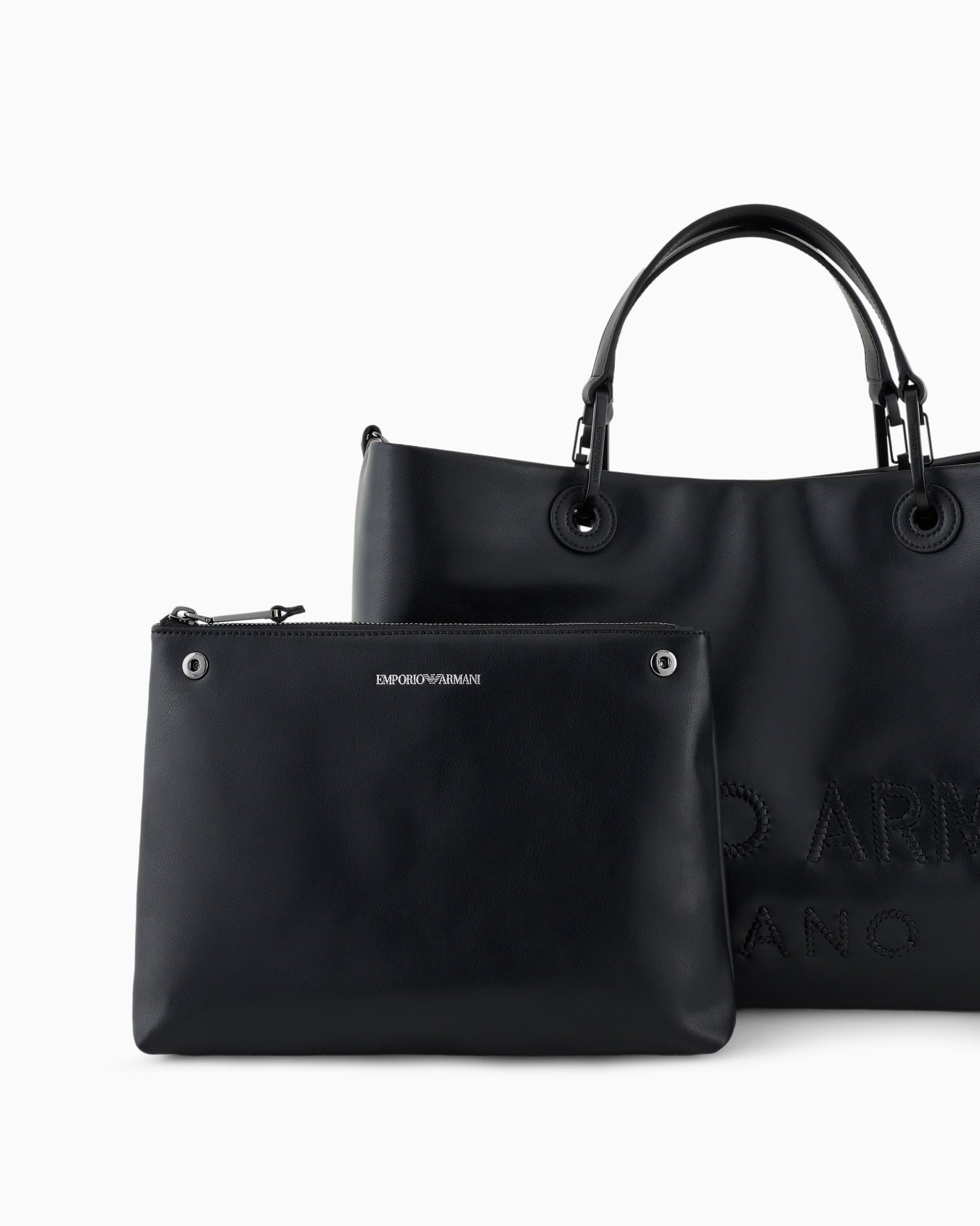 MyEA SHOPPER BAG IN INTERWOVEN