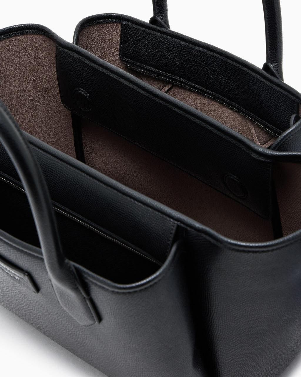 MEDIUM SHOPPER BAG WITH PALMELLATO FINISH by ARMANY