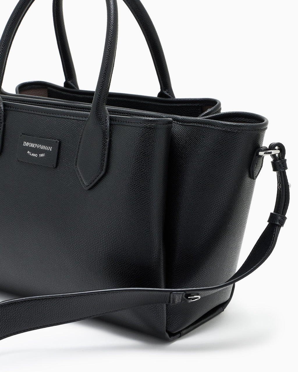 MEDIUM SHOPPER BAG WITH PALMELLATO FINISH by ARMANY