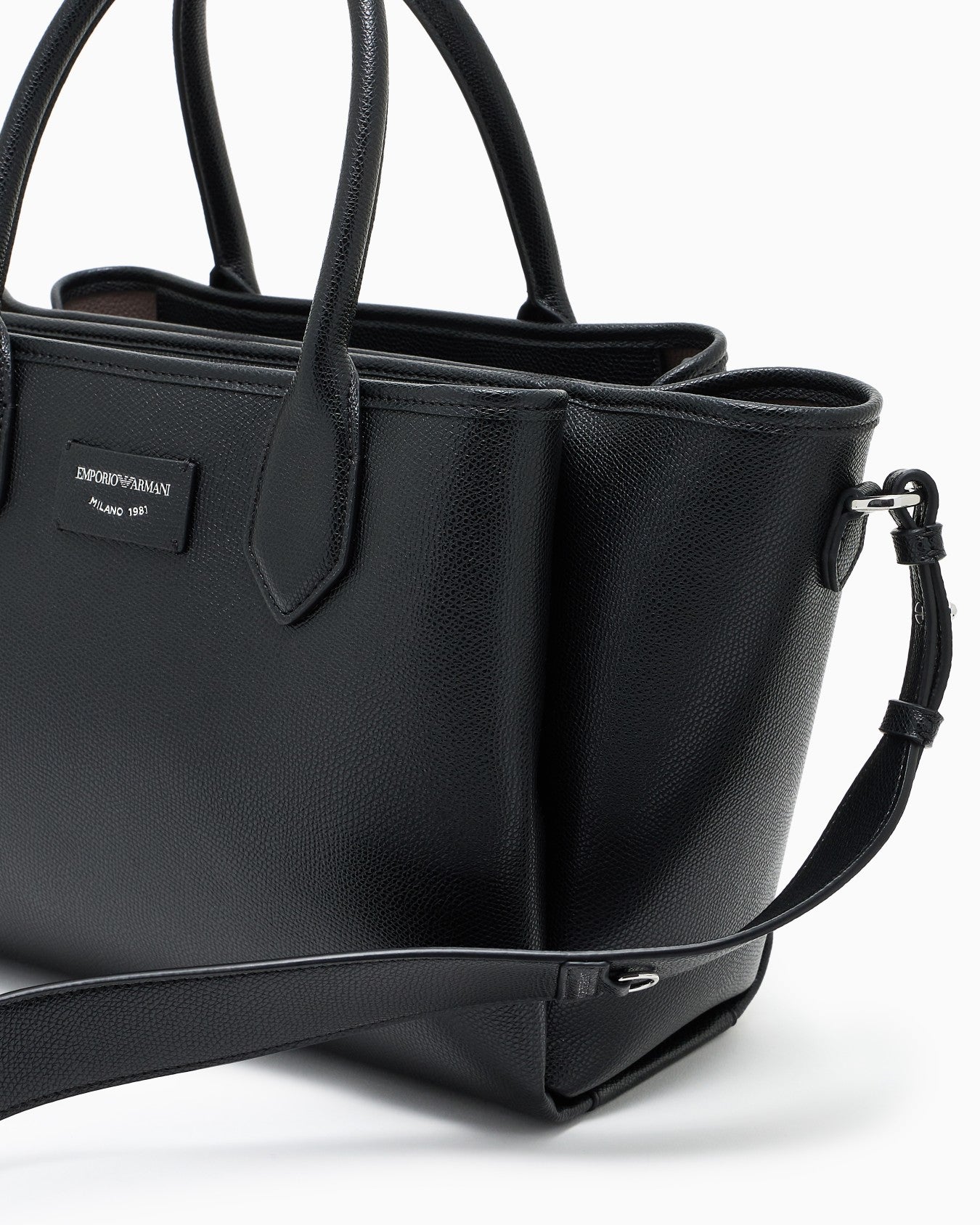 MEDIUM SHOPPER BAG WITH PALMELLATO FINISH by ARMANY