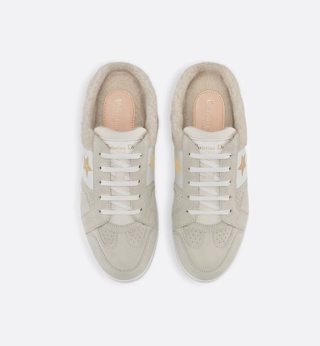 DIOR STAR SNEAKER GRAY SUEDE CALFSKIN | LUXURY DESIGNER SNEAKERS
