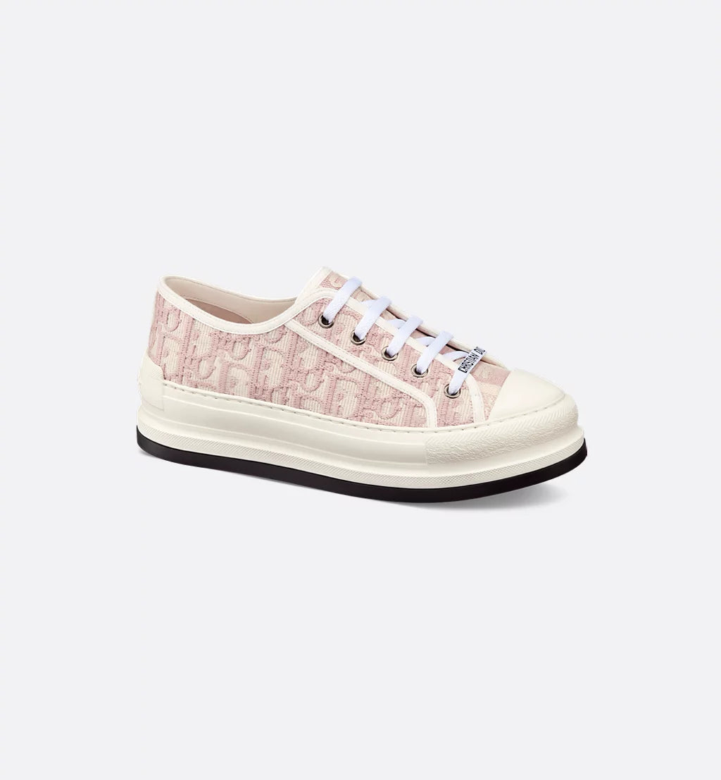DIOR LUXURY SNEAKERS WALK’N’|  DIOR PLATFORM SNEAKER BLUE OBLIQUE