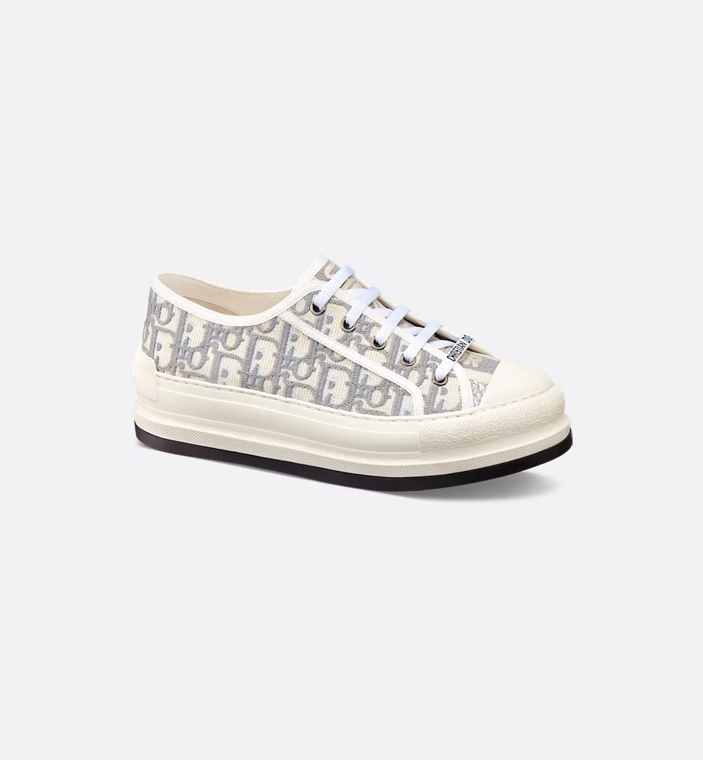 DIOR LUXURY SNEAKERS WALK’N’|  DIOR PLATFORM SNEAKER BLUE OBLIQUE