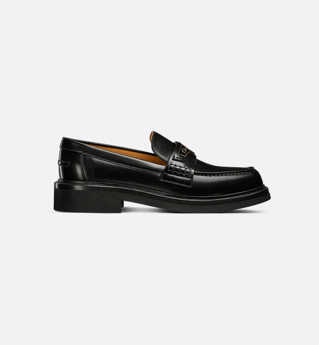 DIOR BOY LOAFER BLACK BRUSHED CALFSKIN | LUXURY DESIGNER LOAFER