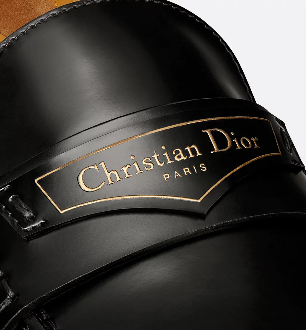 DIOR BOY LOAFER BLACK BRUSHED CALFSKIN | LUXURY DESIGNER LOAFER