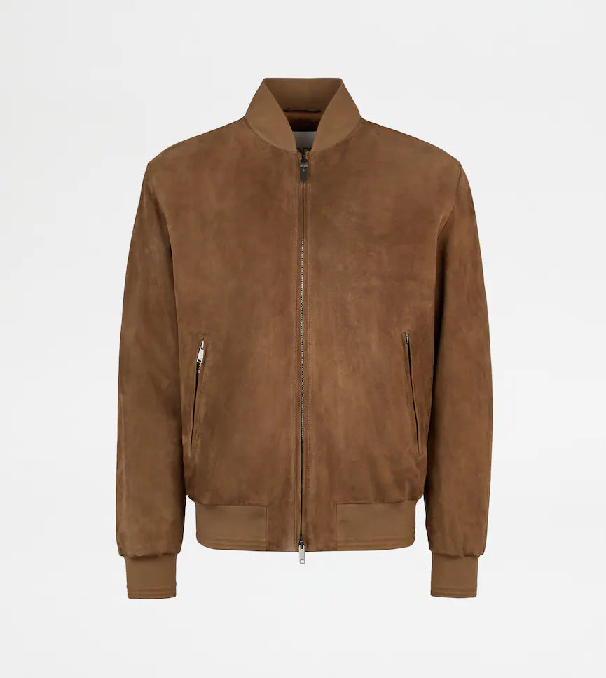 PASHMY SUEDE LEATHER BOMBER JACKET | LUXURY SOFT SUEDE OUTERWEAR