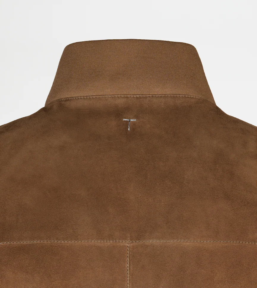 PASHMY SUEDE LEATHER BOMBER JACKET | LUXURY SOFT SUEDE OUTERWEAR