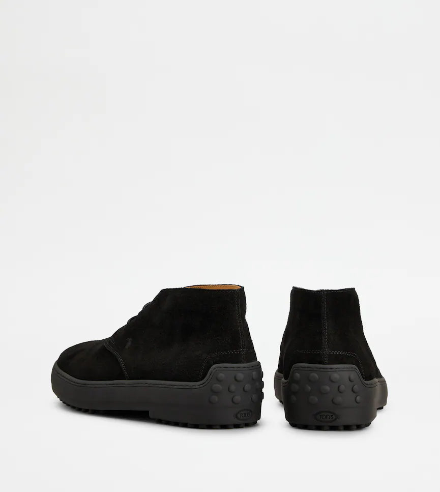 WINTER GOMMINO ANKLE BOOTS IN SUEDE LEATHER | LUXURY WINTER FOOTWEAR by TOD'S