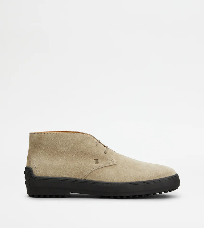 WINTER GOMMINO ANKLE BOOTS IN SUEDE LEATHER | LUXURY WINTER FOOTWEAR by TOD'S