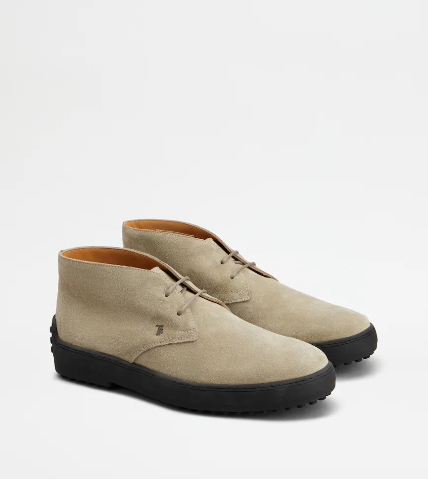 WINTER GOMMINO ANKLE BOOTS IN SUEDE LEATHER | LUXURY WINTER FOOTWEAR by TOD'S