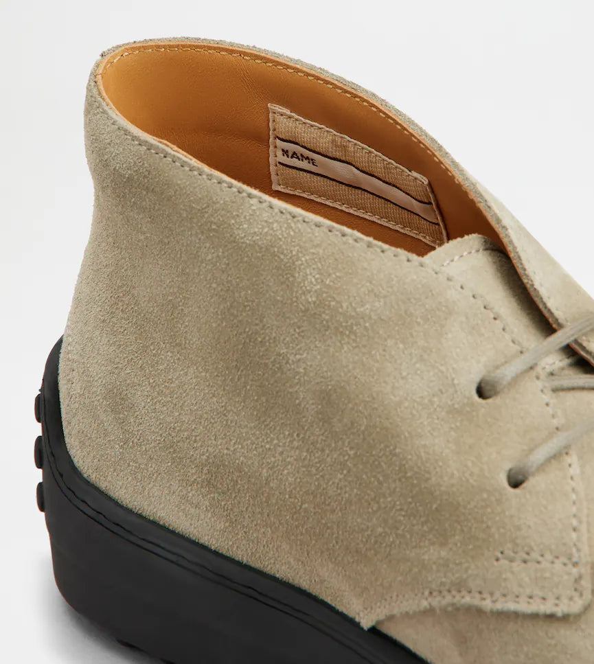 WINTER GOMMINO ANKLE BOOTS IN SUEDE LEATHER | LUXURY WINTER FOOTWEAR by TOD'S