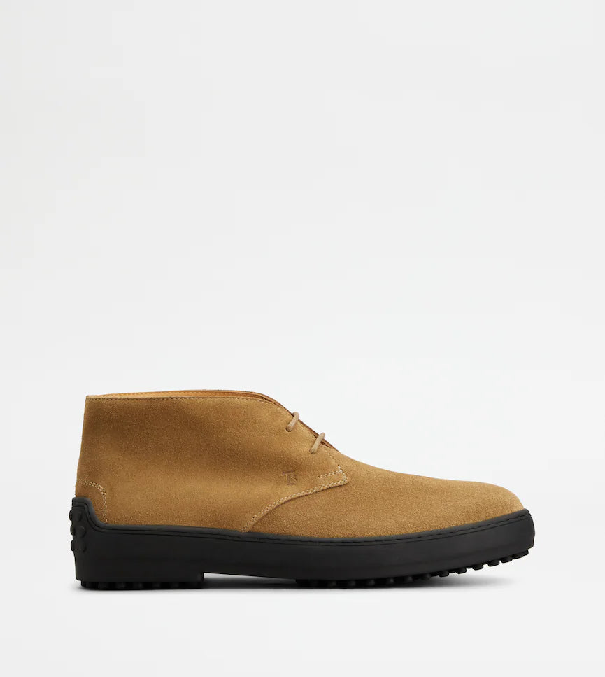 WINTER GOMMINO ANKLE BOOTS IN SUEDE LEATHER | LUXURY WINTER FOOTWEAR by TOD'S