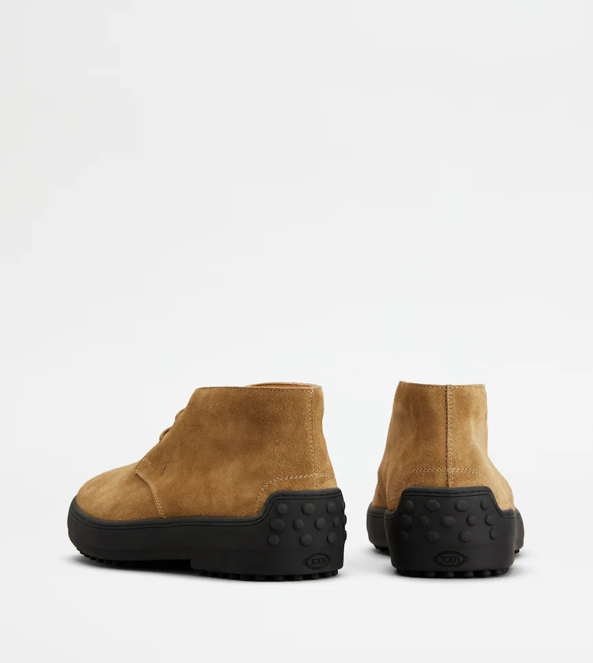 WINTER GOMMINO ANKLE BOOTS IN SUEDE LEATHER | LUXURY WINTER FOOTWEAR by TOD'S