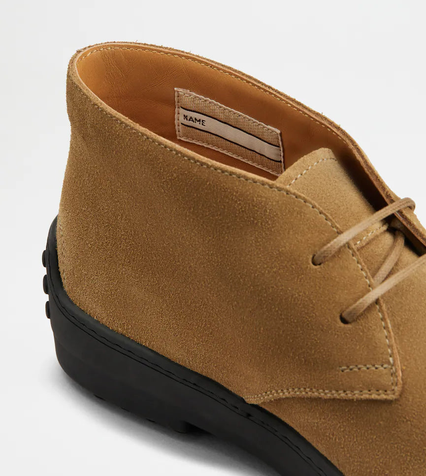 WINTER GOMMINO ANKLE BOOTS IN SUEDE LEATHER | LUXURY WINTER FOOTWEAR by TOD'S