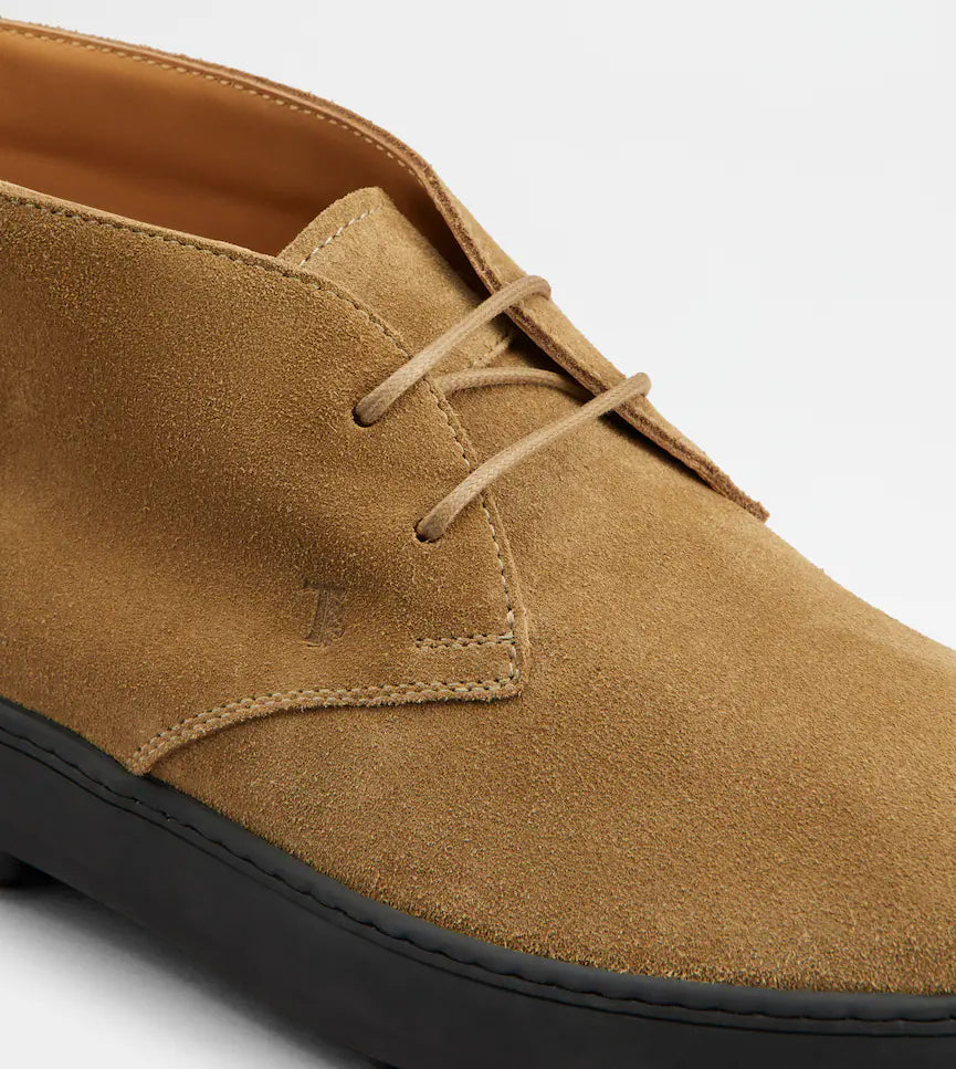 WINTER GOMMINO ANKLE BOOTS IN SUEDE LEATHER | LUXURY WINTER FOOTWEAR by TOD'S