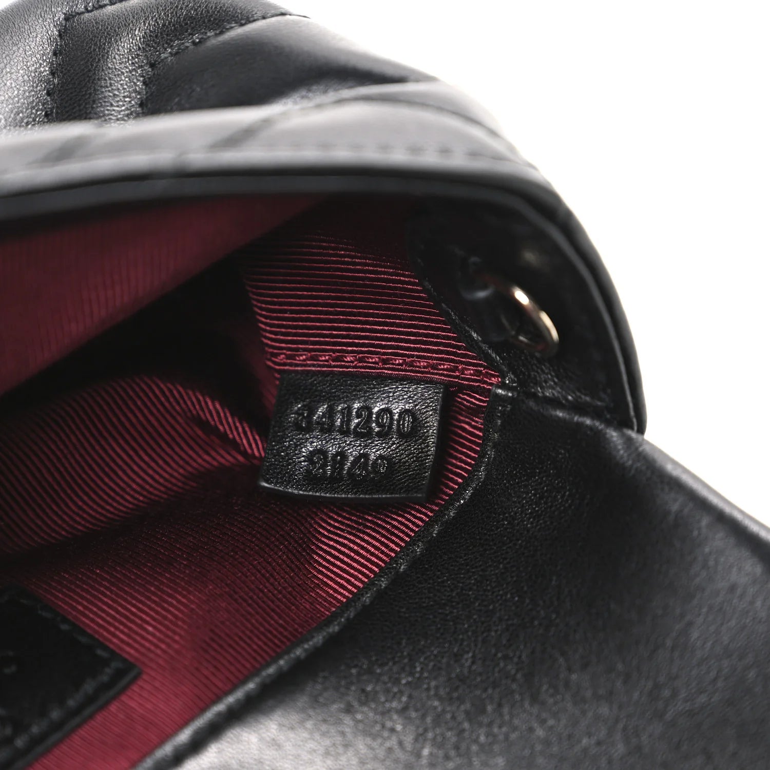 Gucci Lambskin Mini GG Marmont Matelassé – Black