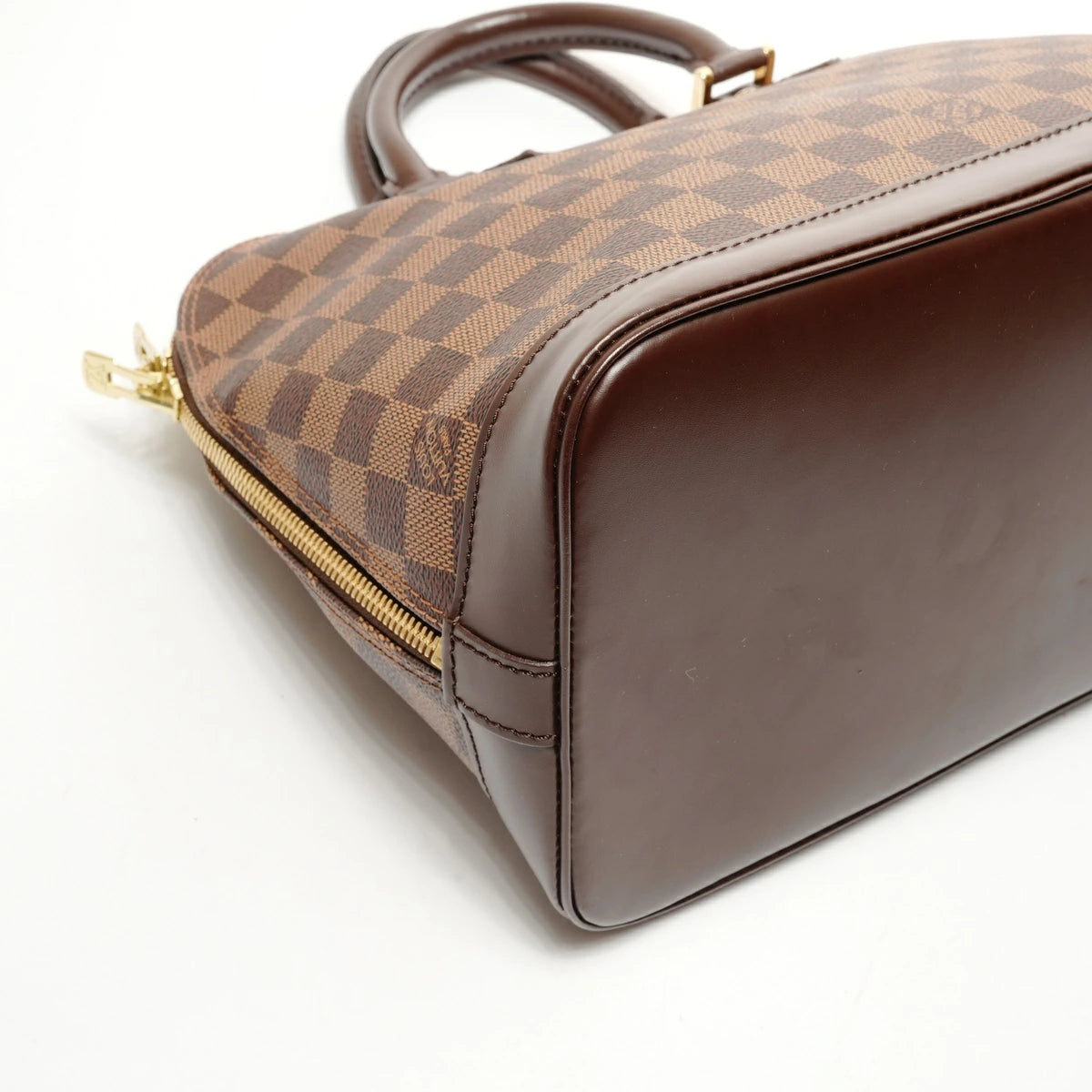 Louis Vuitton Alma PM Damier Ebene Handbag Brown Canvas – Pre-Owned Very Good Condition | BeyVogue WS26143