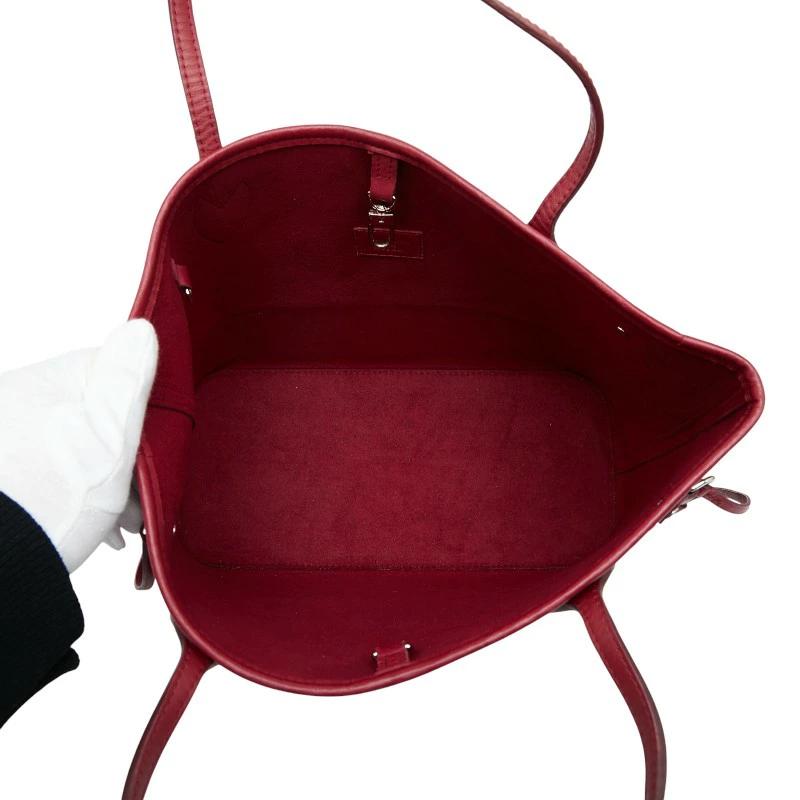 Louis Vuitton Neverfull PM Epi Leather Tote Bag M40959 – Fuchsia & Wine Red – Pre-Owned