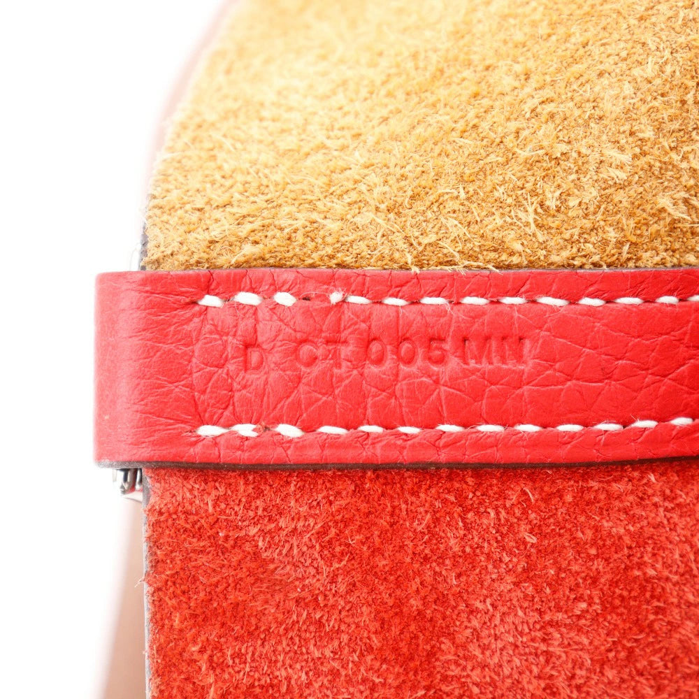 Hermès Picotin Lock Kazak 18 Two-Tone Taurillon Clemence Leather Handbag – Brown & Red – Pre-Owned