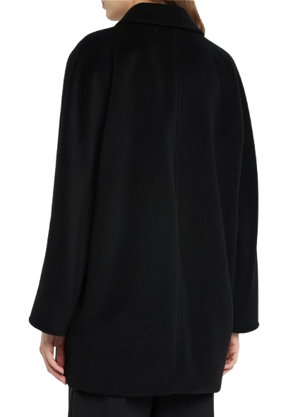 Max Mara - Rebus Wool Double-Breasted Short Coat