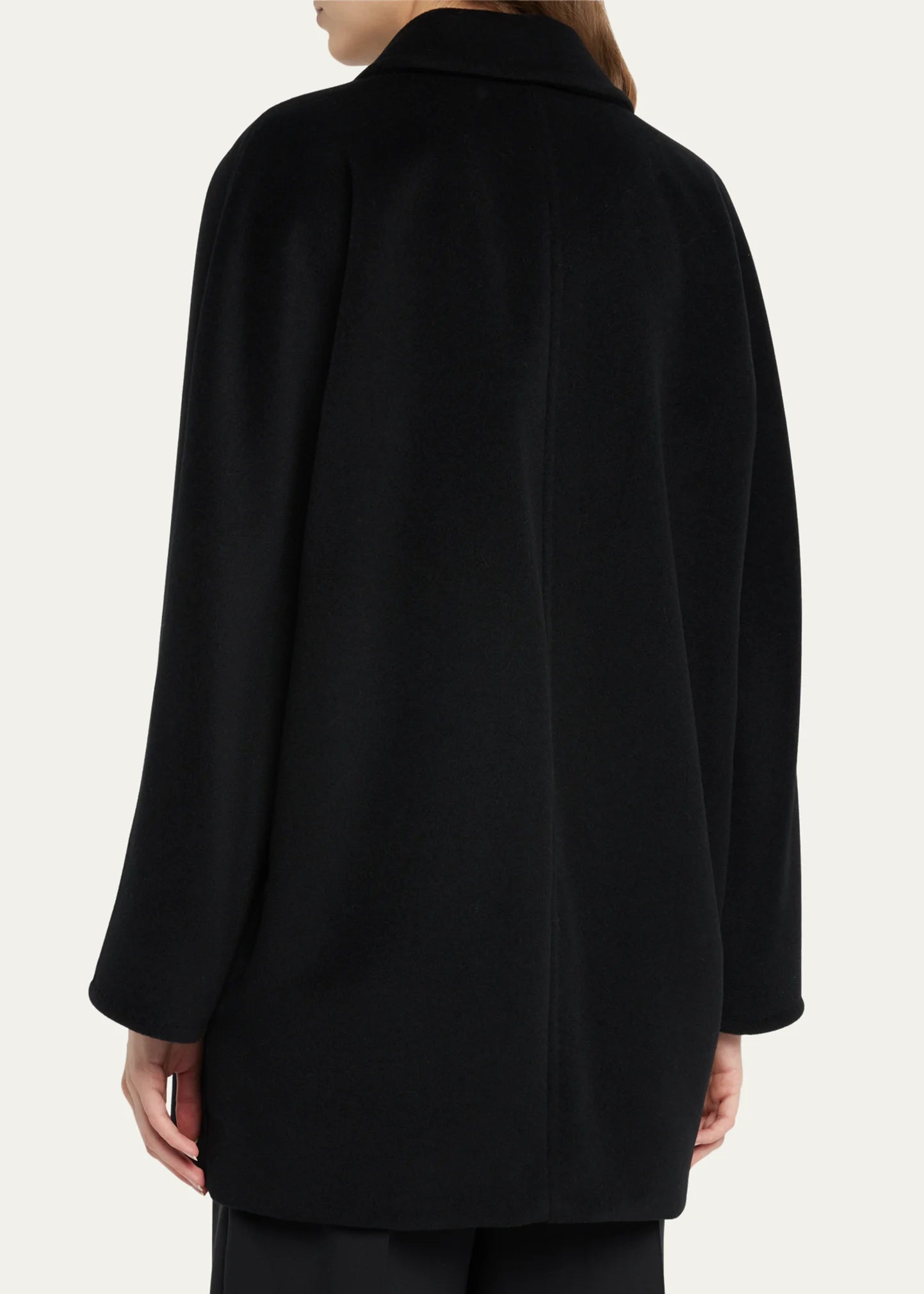 Max Mara - Rebus Wool Double-Breasted Short Coat