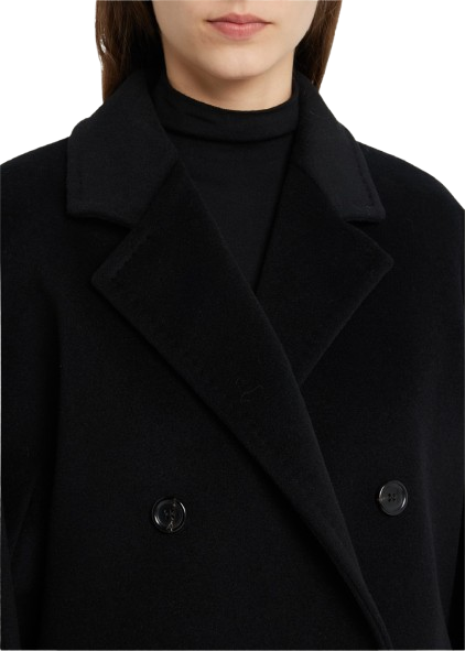 Max Mara - Rebus Wool Double-Breasted Short Coat