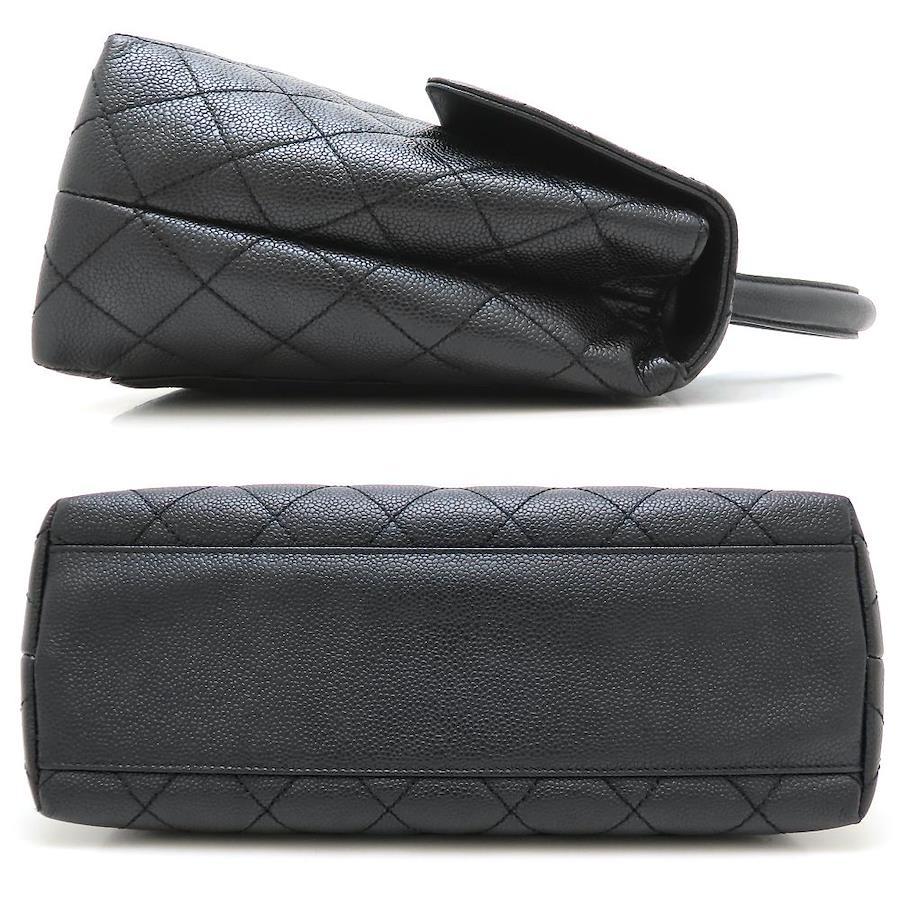 Chanel Matelassé Top Handle Bag A12397 Black Caviar Leather – Pre-Owned