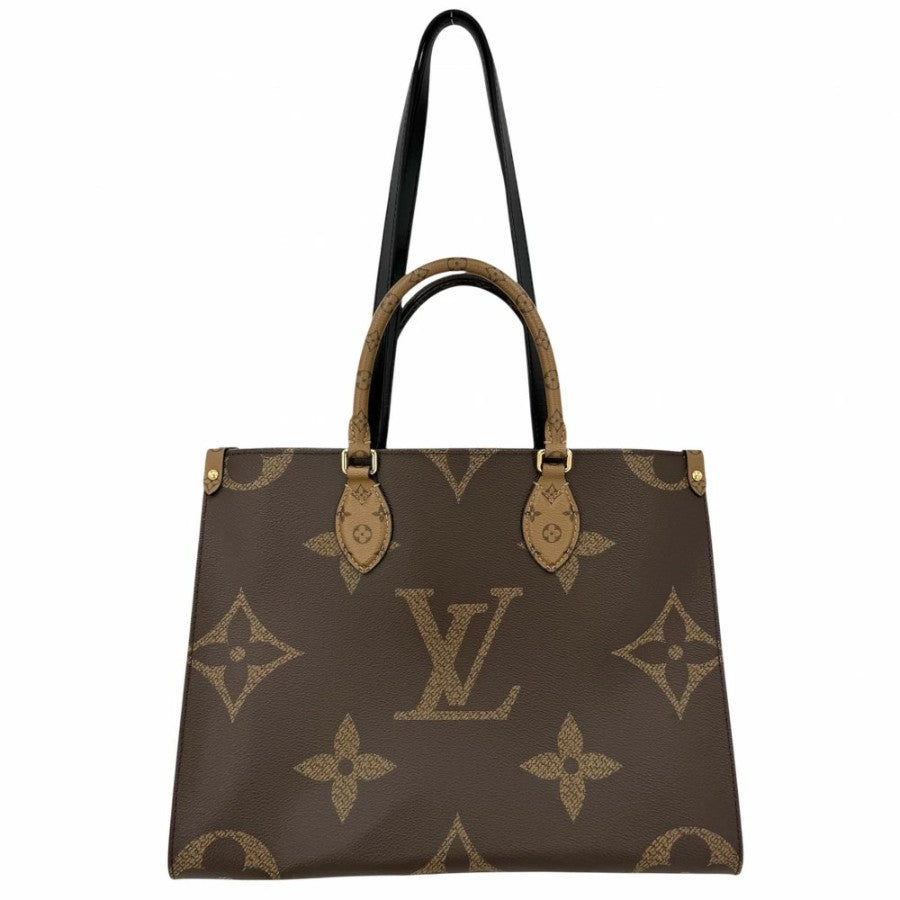 Louis Vuitton OnTheGo MM Giant Monogram Reverse M45321 Tote Bag – Very Good Condition | BeyVogue