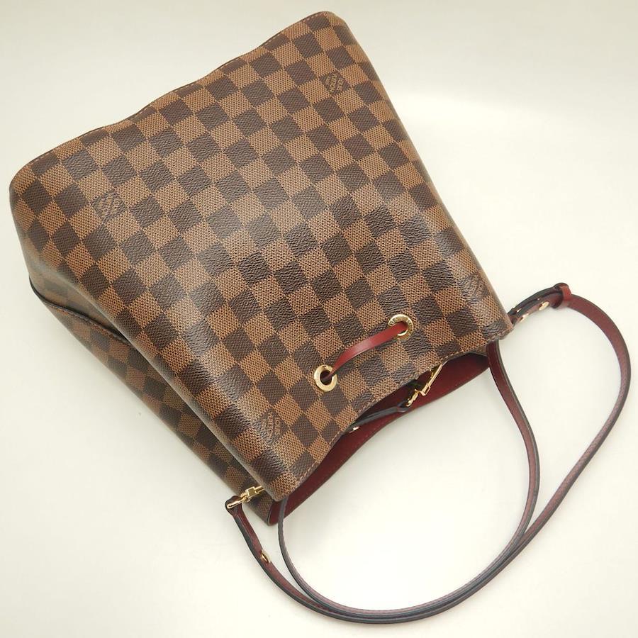 Louis Vuitton NeoNoe MM Damier Ebene Cherry Berry N40214 Bucket Bag – Very Good Condition | BeyVogue