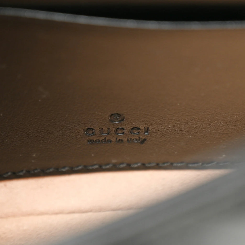 Gucci GG Marmont Matelassé Monochrome Chain Mini Belt Bag - Calfskin