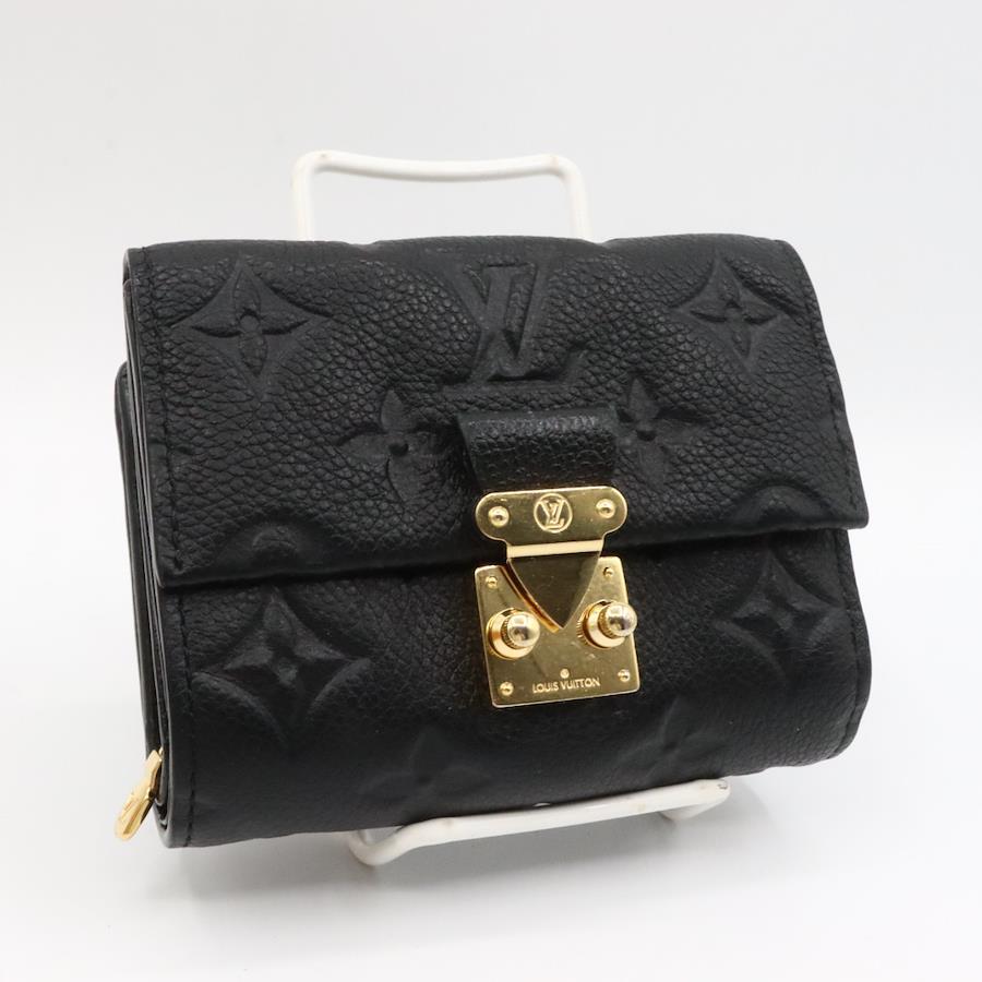 Louis Vuitton Métis Wallet Monogram Empreinte M80880 Black Leather – Very Good Condition | BeyVogue
