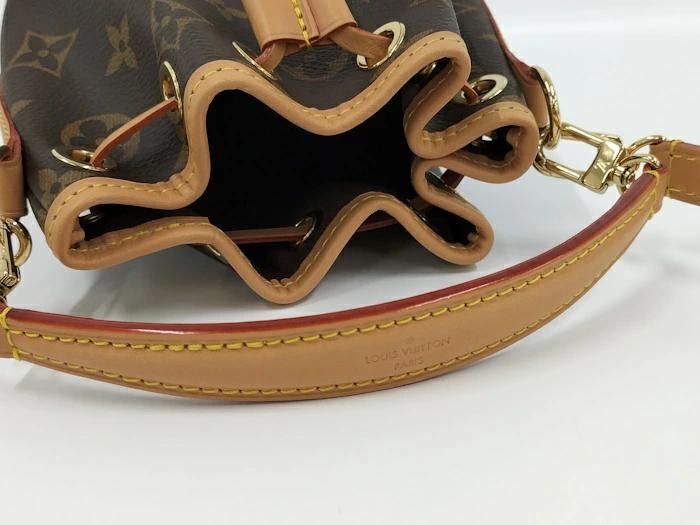 Louis Vuitton Nano Noé Monogram M81266 Mini Bucket Crossbody Bag – Like New Condition | BeyVogue