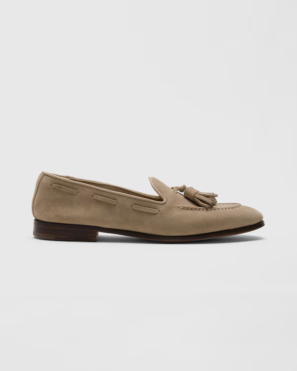 PEMBREY CALF LEATHER LOAFER | CLASSIC CHURCH’S PENNY LOAFER for Women - STONE