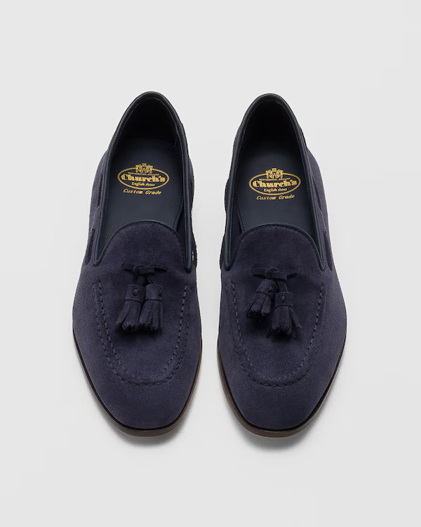 CLASSIC CHURCH’S BLUE PENNY LOAFER for Women | PEMBREY CALF LEATHER LOAFER