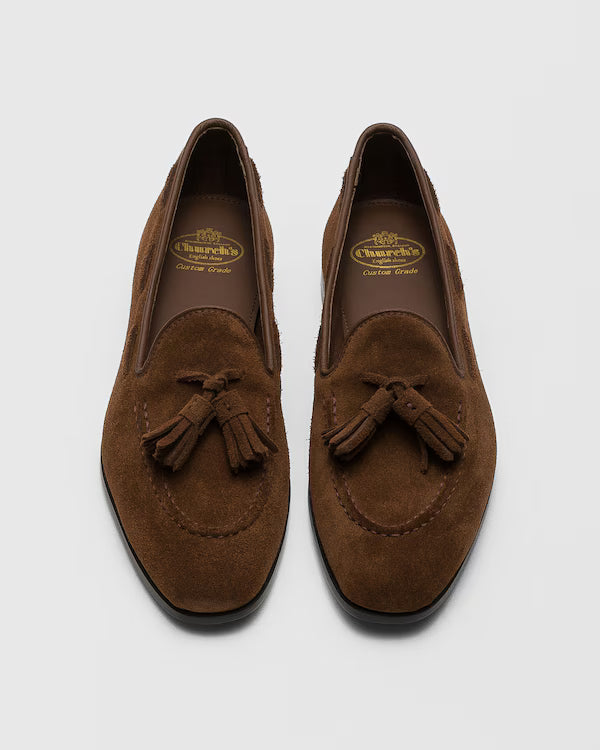CLASSIC CHURCH’S BURNT PENNY LOAFER for Women | PEMBREY CALF LEATHER LOAFER