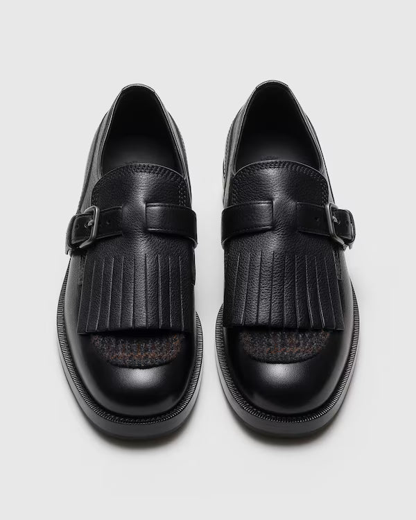 CHURCH’S IPER WOMEN’S MONK-STRAP SHOE – SOFT GRAIN LEATHER LACE-UP