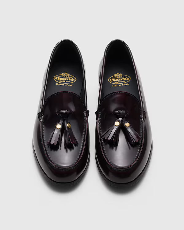 PRISCILLA WOMEN’S POLISHED FUMÉ LEATHER LOAFER | CHURCH’S LUXURY FOOTWEAR