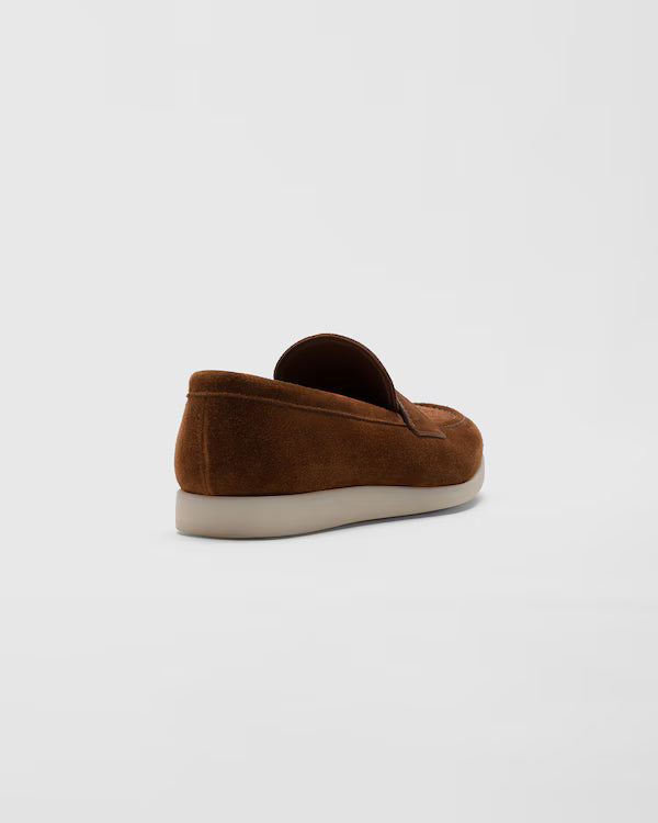 BURNT PORTSMOUTH SUEDE LOAFER | LIGHTWEIGHT LUXURY PENNY LOAFER FOR MEN