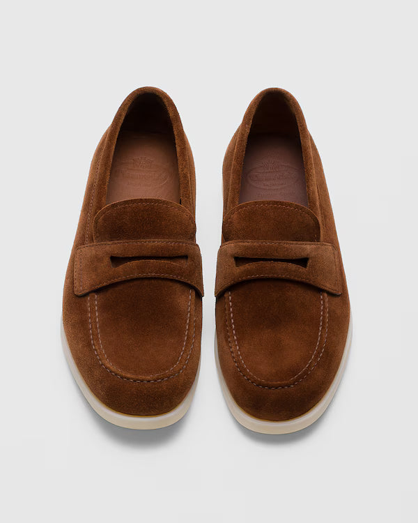 MILITARY PORTSMOUTH SUEDE LOAFER | LIGHTWEIGHT LUXURY PENNY LOAFER FOR MEN