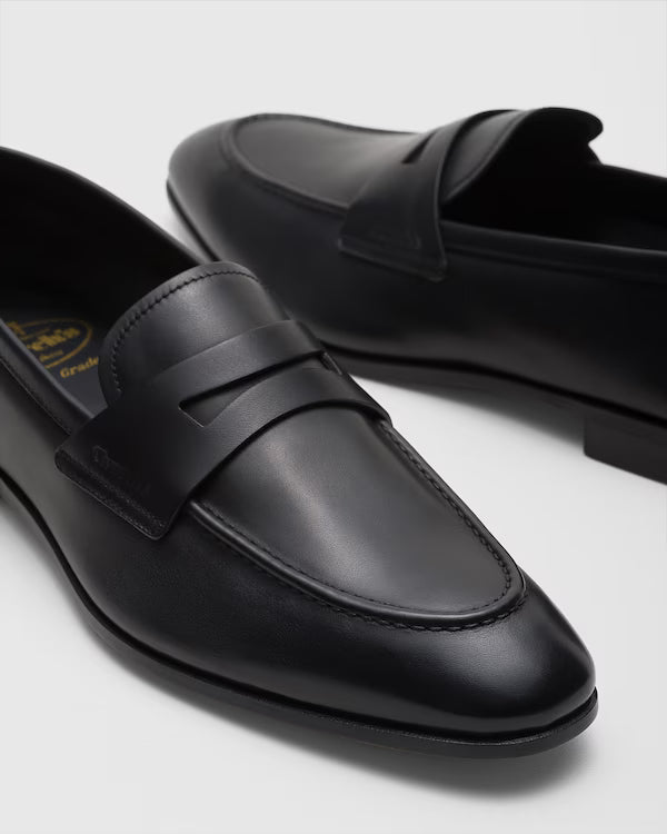 CHURCH’S BURNT MAESTEG CALFSKIN LOAFER | UNLINED LUXURY LEATHER SHOE