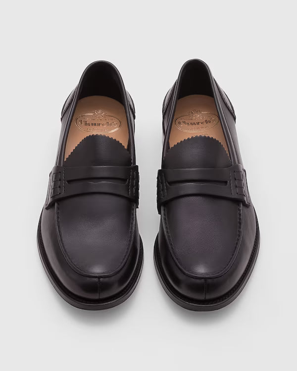 CHURCH’S PEMBREY CALF LEATHER LOAFER - COGNAC  | MEN’S CLASSIC PENNY LOAFER