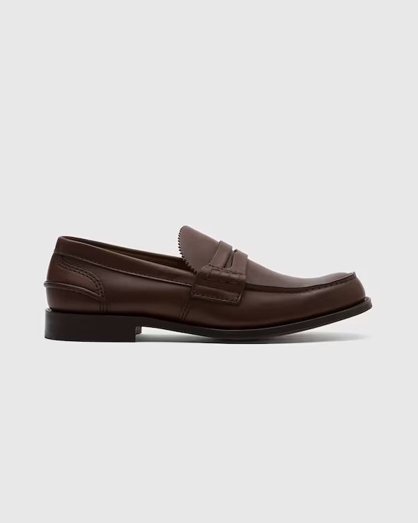 CHURCH’S PEMBREY CALF LEATHER LOAFER - COGNAC  | MEN’S CLASSIC PENNY LOAFER